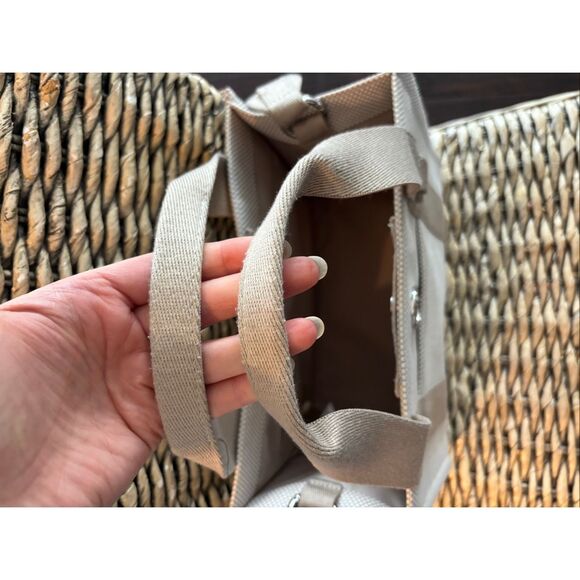 EUC lululemon Two-Tone Canvas Mini Tote Bag 4.5L, ivory , $179 - Picture 8 of 10